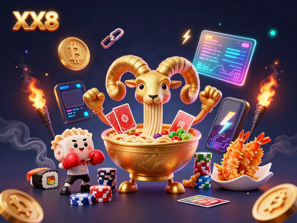 Play exciting games at the XX8 casino with dynamic characters and vibrant crypto visuals.