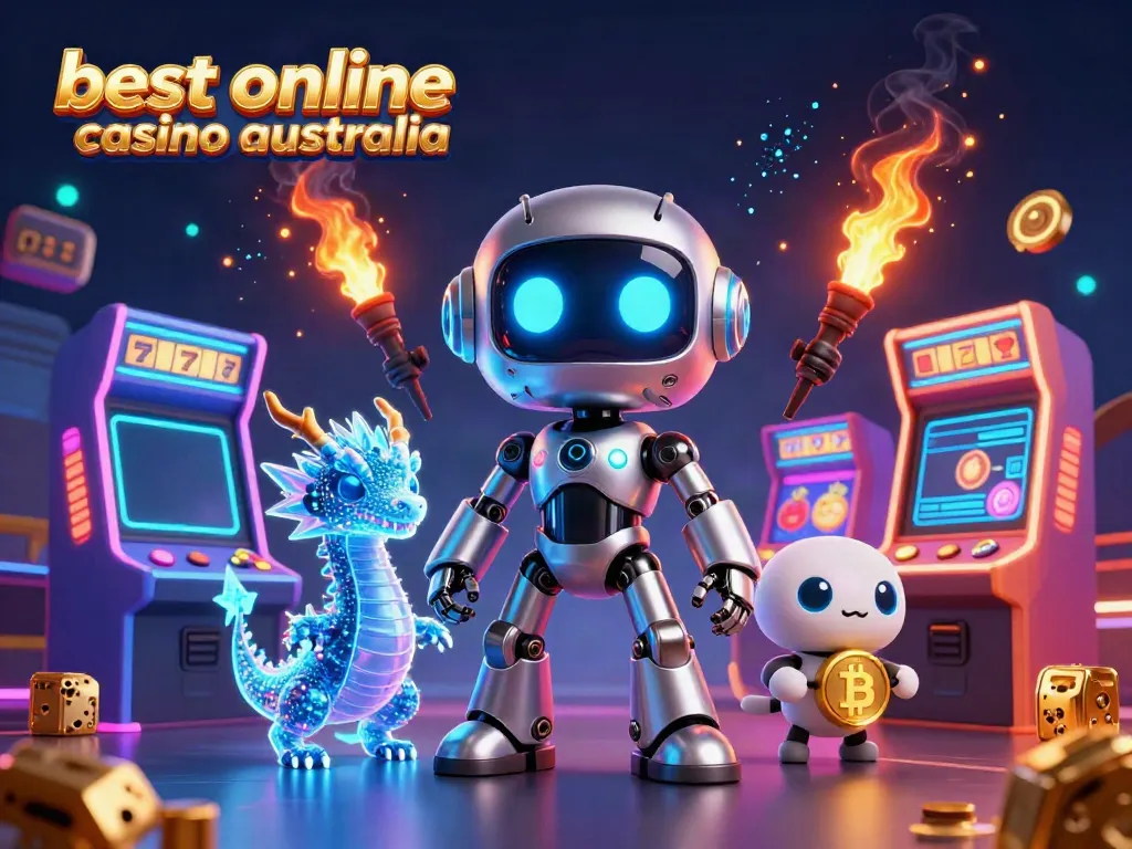 Play at the best online casino Australia with engaging digital casino games and bright colors.