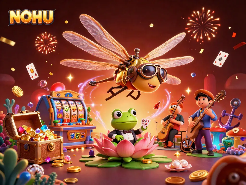 Experience the excitement at NOHU casino with vibrant slot adventures and dynamic gaming elements.